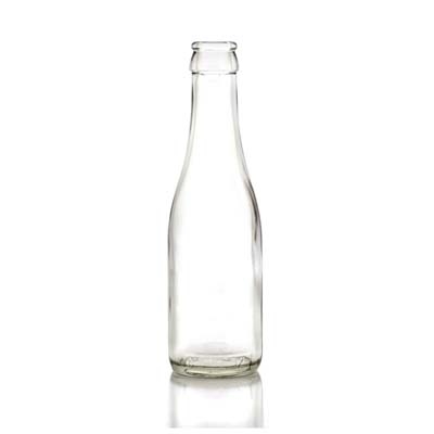 Clear Glass Beer Bottles - Case of 24