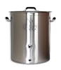 Brewer's Beast 16 Gallon Triclad Kettle with two welded ports