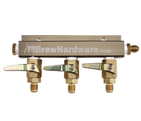 CO2 Manifold 3-way Splitter - MFL I/O BH