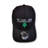 Eat Sleep Brew Baseball Cap - FLEX FIT - MED/LG