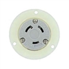 Nema L6-30R Panel Mount Twist Lock Receptacle for 240v, 30 amps