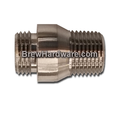 1/2 Female NPT Brass Pipe Thru-Bulkhead