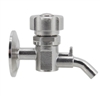 1.5" TC Sanitary Knob and Diaphragm Style Sample Valve