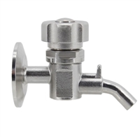 1.5" TC Sanitary Knob and Diaphragm Style Sample Valve