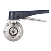 Butterfly Valve, Squeeze Trigger, SPIKE BRAND, 1.5" TC ports