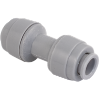 Push Fit Fitting (monotight) - Coupling 6.35mm to 6.35mm (1/4") TINY